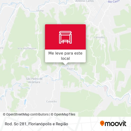 Rod. Sc-281 mapa