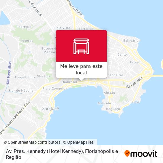 Av. Pres. Kennedy (Hotel Kennedy) mapa