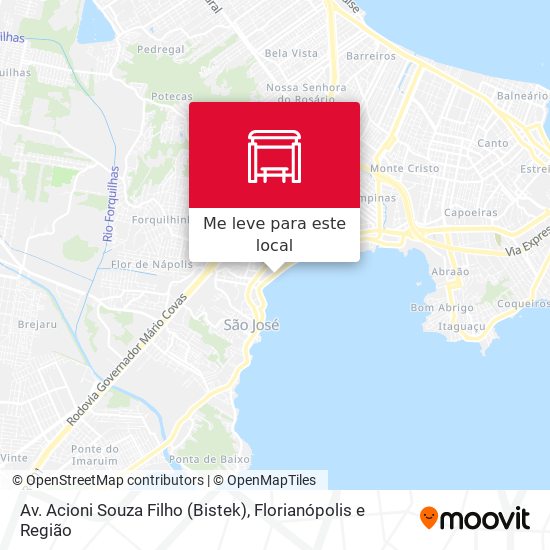 Av. Acioni Souza Filho (Bistek) mapa