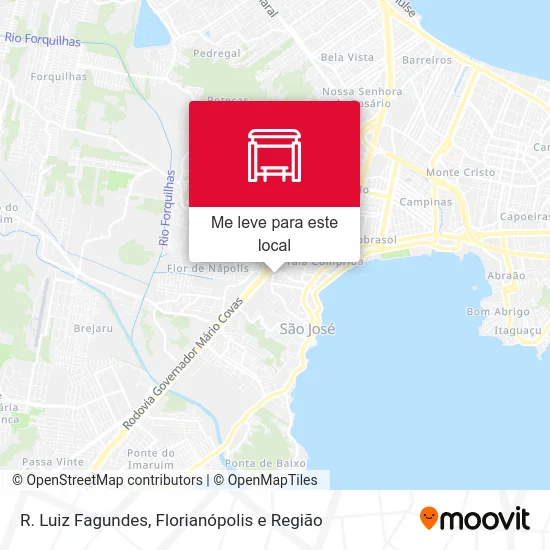 R. Luiz Fagundes mapa