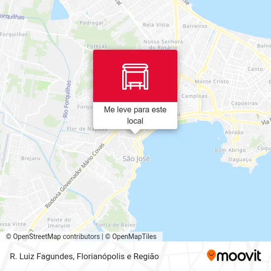 R. Luiz Fagundes mapa