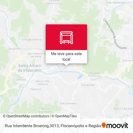 Rua Intendente Broering,3013 mapa