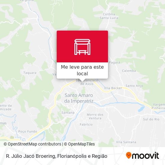 R. Júlio Jacó Broering mapa