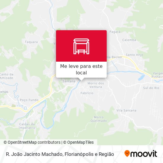 R. João Jacinto Machado mapa