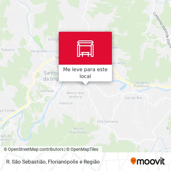 R. São Sebastião mapa