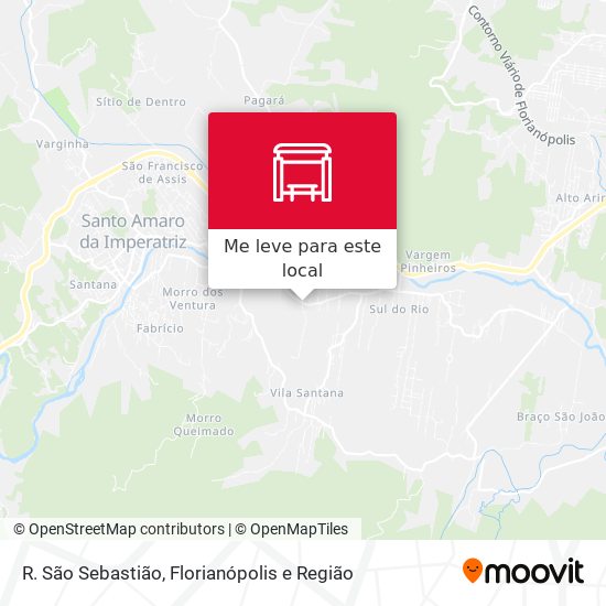 R. São Sebastião mapa