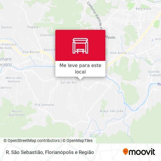 R. São Sebastião mapa