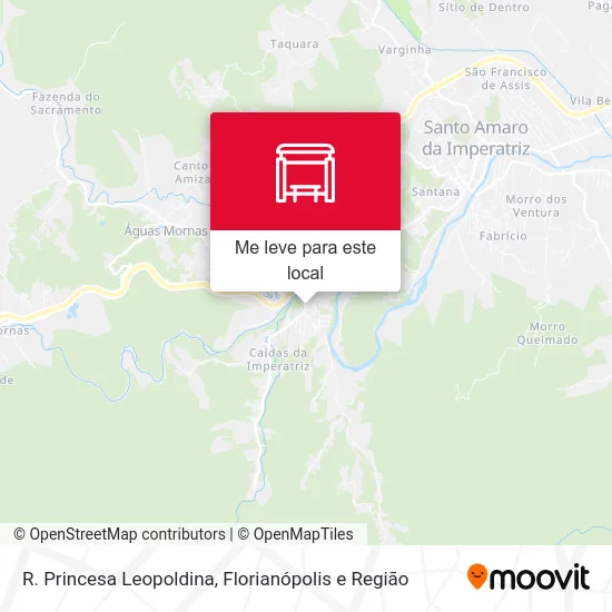 R. Princesa Leopoldina mapa