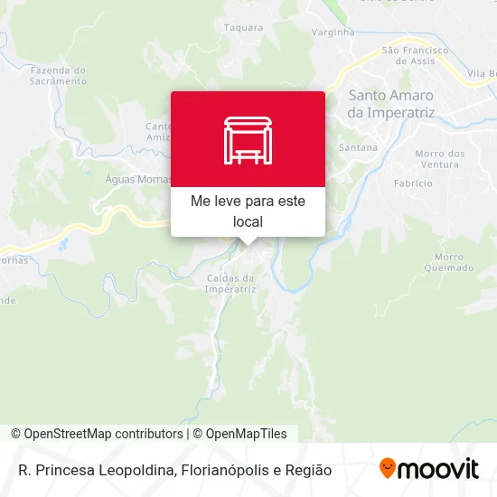 R. Princesa Leopoldina mapa