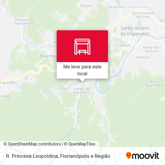 R. Princesa Leopoldina mapa