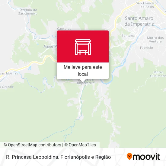 R. Princesa Leopoldina mapa