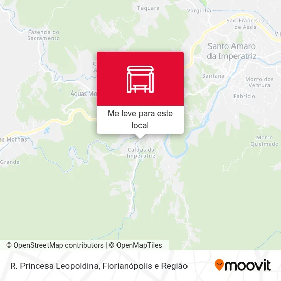 R. Princesa Leopoldina mapa