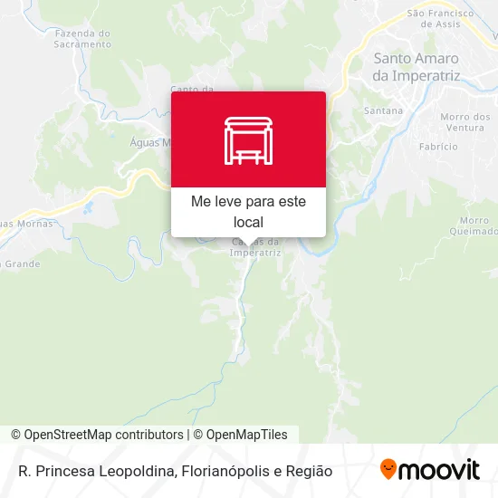 R. Princesa Leopoldina mapa