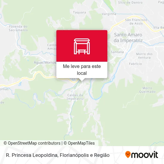 R. Princesa Leopoldina mapa