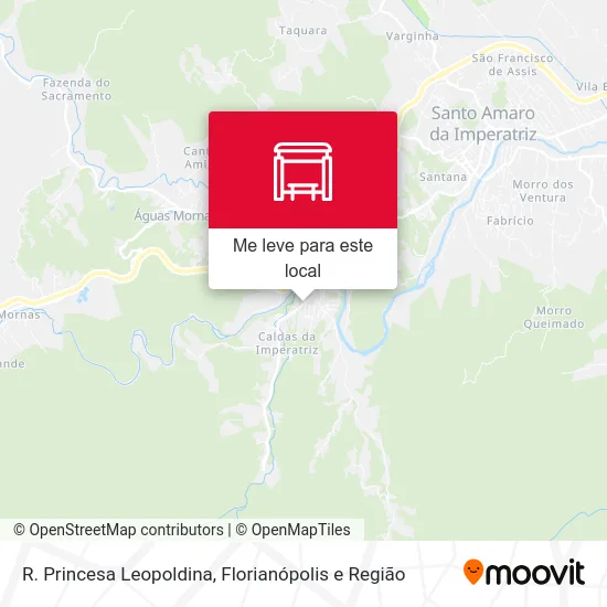 R. Princesa Leopoldina mapa