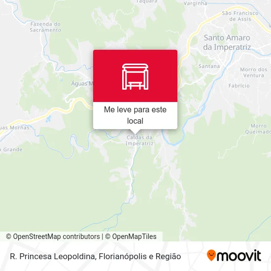 R. Princesa Leopoldina mapa