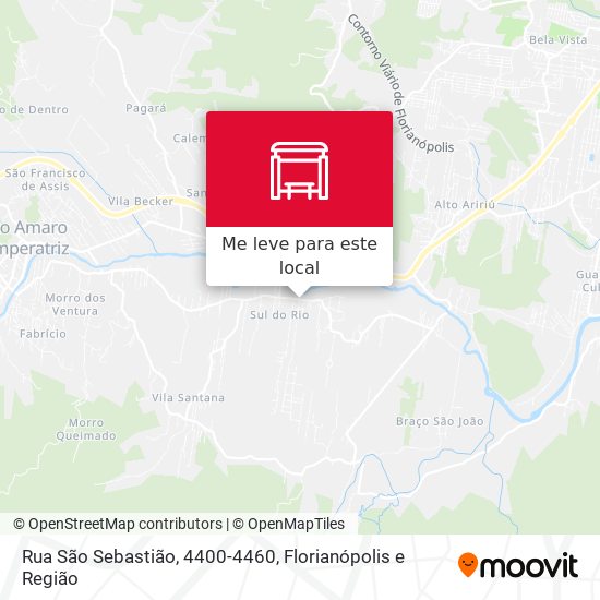 Rua São Sebastião, 4400-4460 mapa