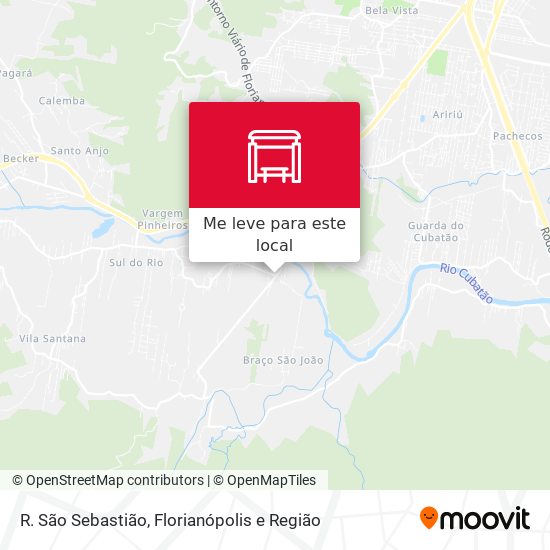 R. São Sebastião mapa