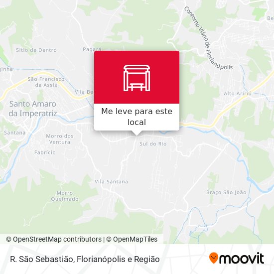 R. São Sebastião mapa