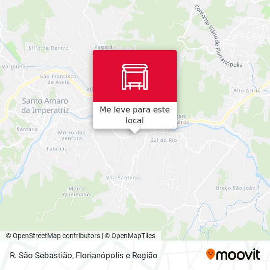 R. São Sebastião mapa