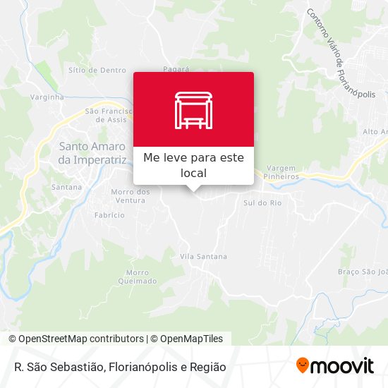 R. São Sebastião mapa