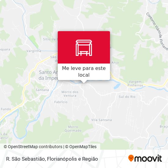 R. São Sebastião mapa