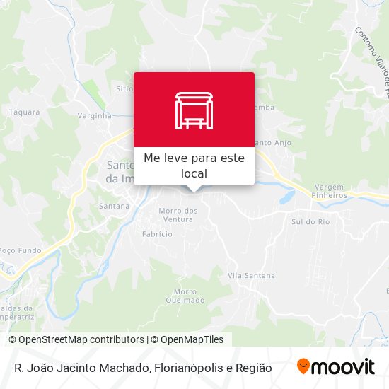 R. João Jacinto Machado mapa