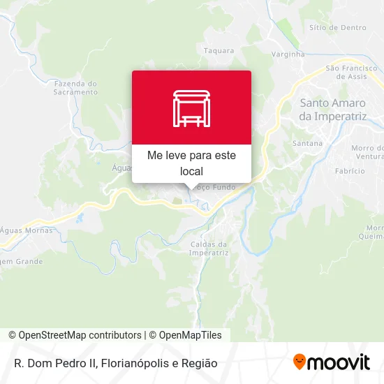 R. Dom Pedro II mapa