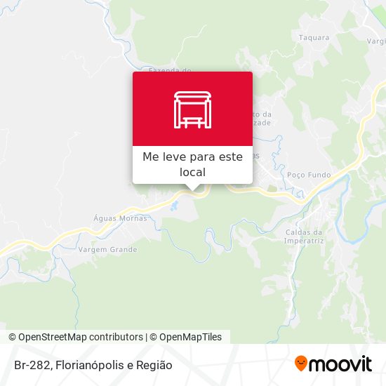 Br-282 mapa
