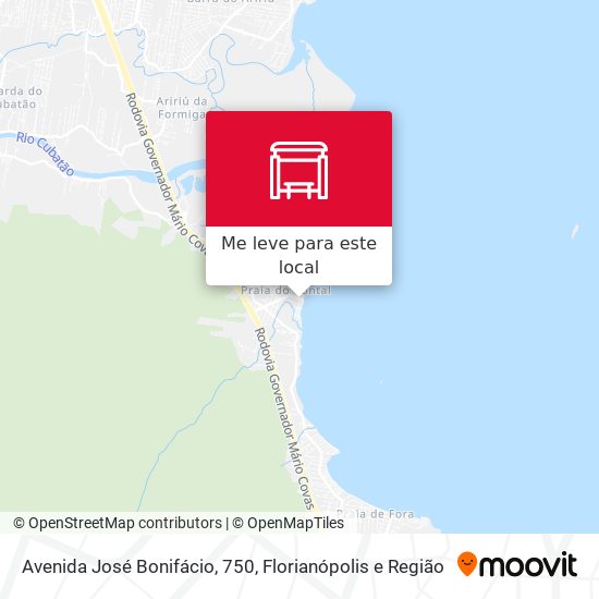 Avenida José Bonifácio, 750 mapa