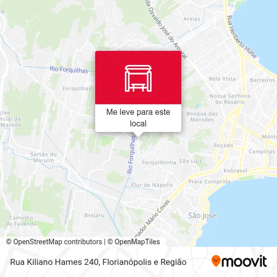 Rua Kiliano Hames 240 mapa