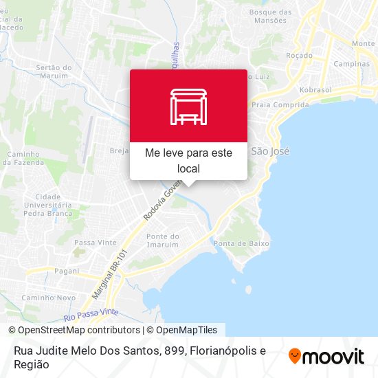 Rua Judite Melo Dos Santos, 899 mapa