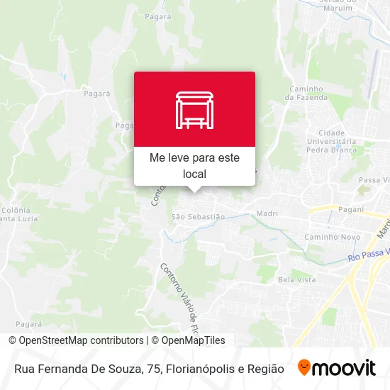 Rua Fernanda De Souza, 75 mapa