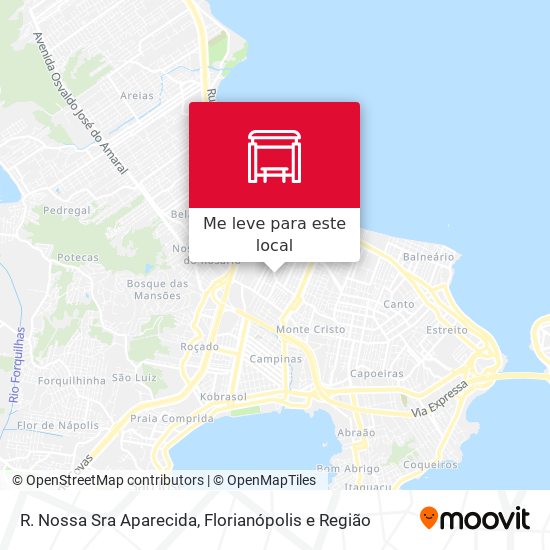 R. Nossa Sra Aparecida mapa