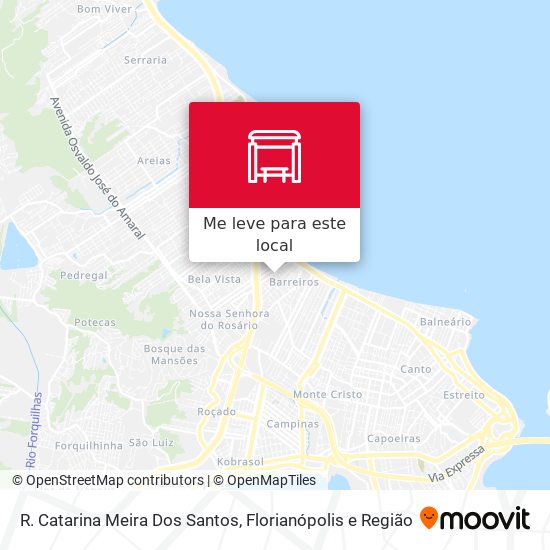 R. Catarina Meira Dos Santos mapa