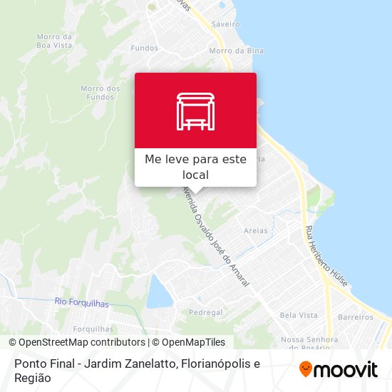 Ponto Final - Jardim Zanelatto mapa