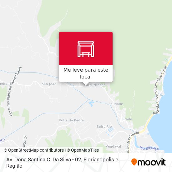 Av. Dona Santina C. Da Silva - 02 mapa