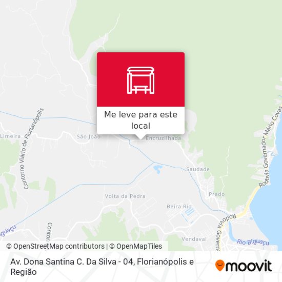 Av. Dona Santina C. Da Silva - 04 mapa