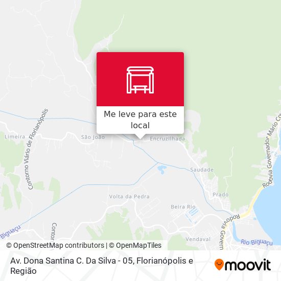 Av. Dona Santina C. Da Silva - 05 mapa