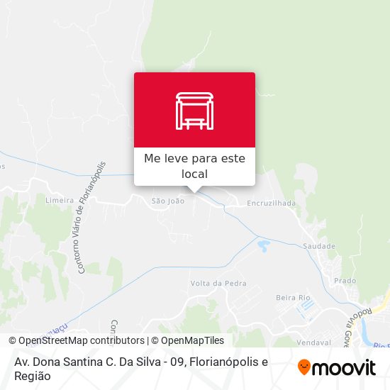 Av. Dona Santina C. Da Silva - 09 mapa