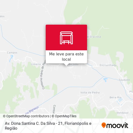 Av. Dona Santina C. Da Silva - 21 mapa