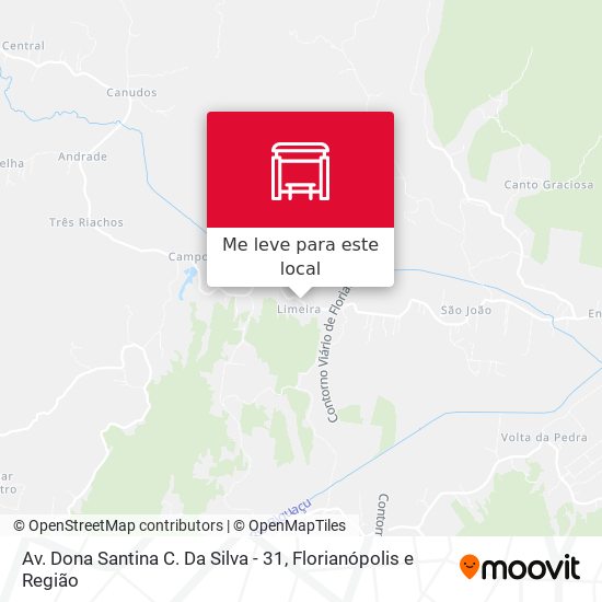 Av. Dona Santina C. Da Silva - 31 mapa