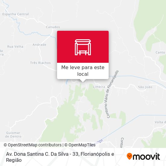 Av. Dona Santina C. Da Silva - 33 mapa
