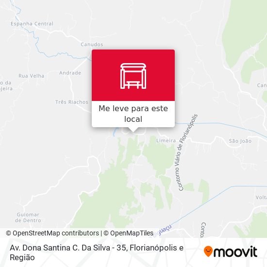 Av. Dona Santina C. Da Silva - 35 mapa