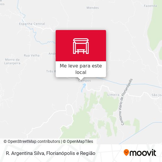 R. Argentina Silva mapa