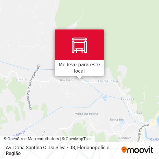 Av. Dona Santina C. Da Silva - 08 mapa