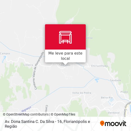Av. Dona Santina C. Da Silva - 16 mapa
