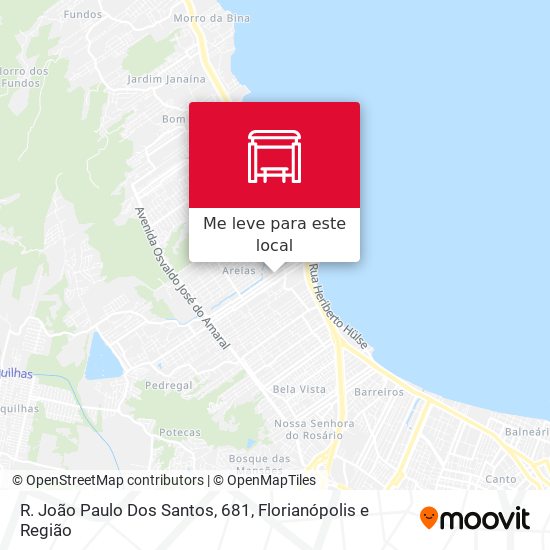 R. João Paulo Dos Santos, 681 mapa