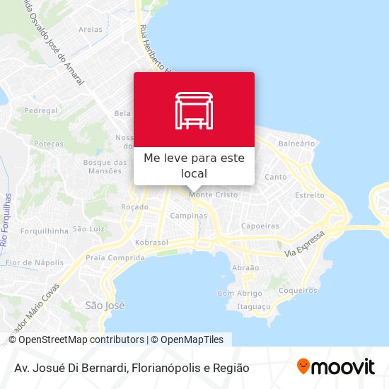 Av. Josué Di Bernardi mapa