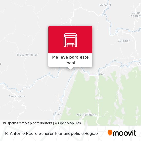 R. Antônio Pedro Scherer mapa